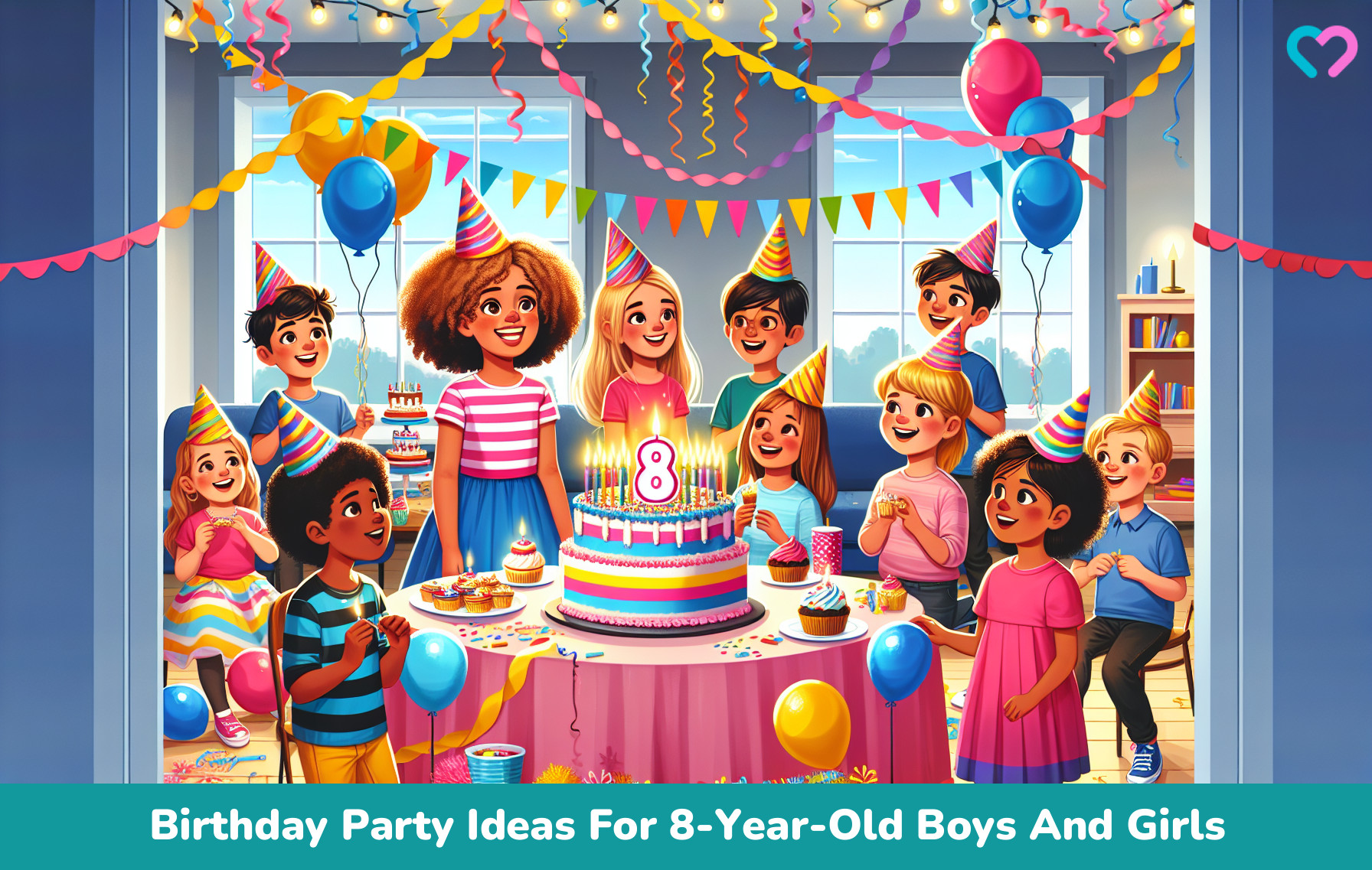 8 year old birthday party ideas_illustration