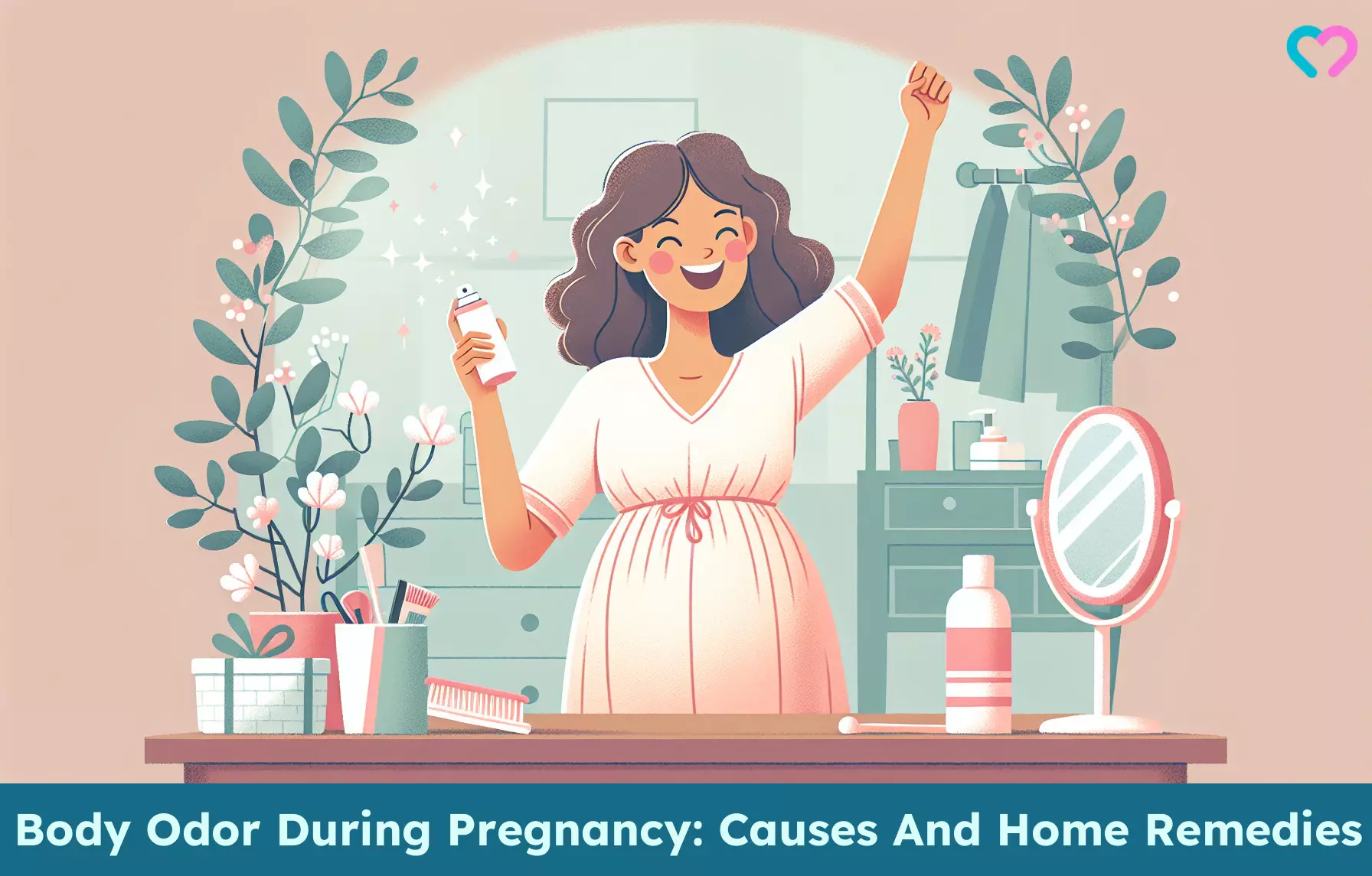 body odor during pregnancy_illustration