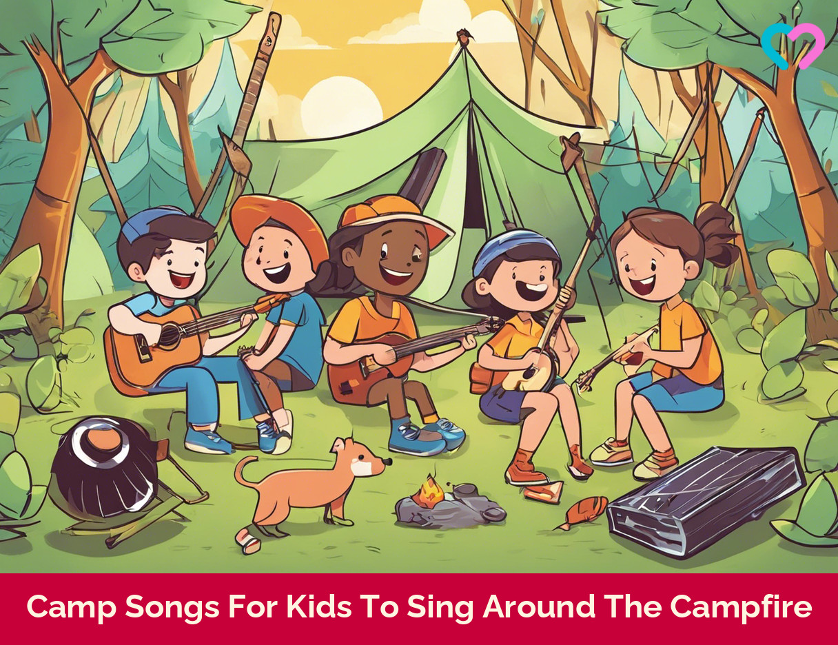 camp songs for kids_illustration