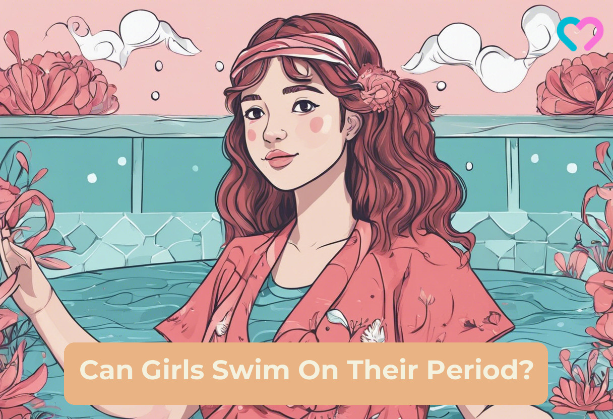 Can Girls Swim On Their Period_illustration