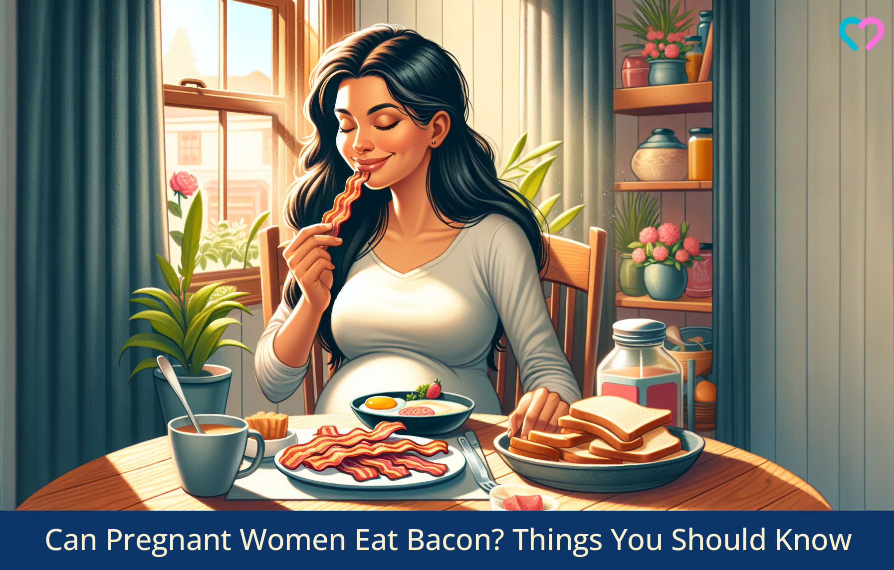 bacon during pregnancy_illustration