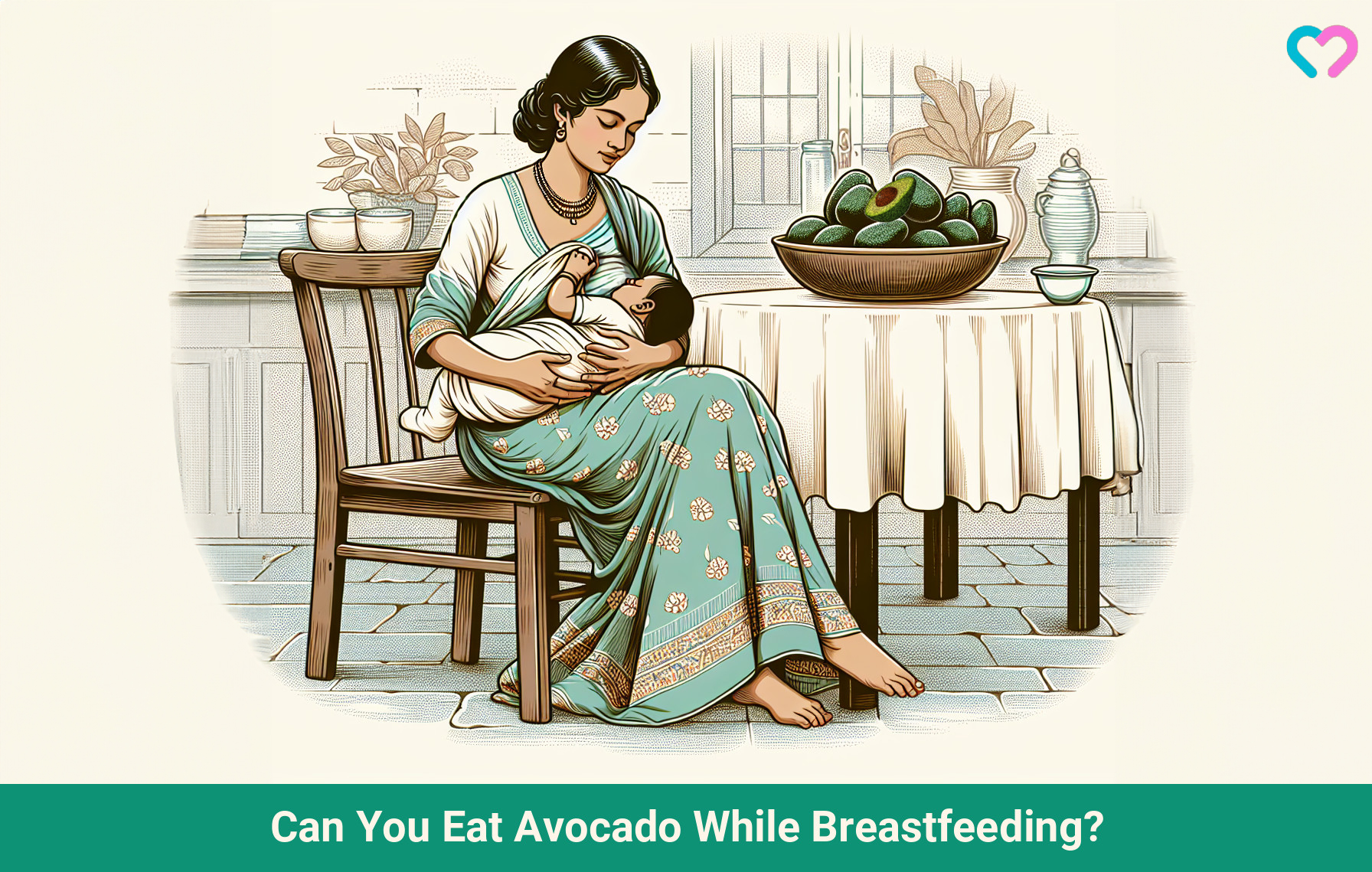 Avocado While Breastfeeding_illustration
