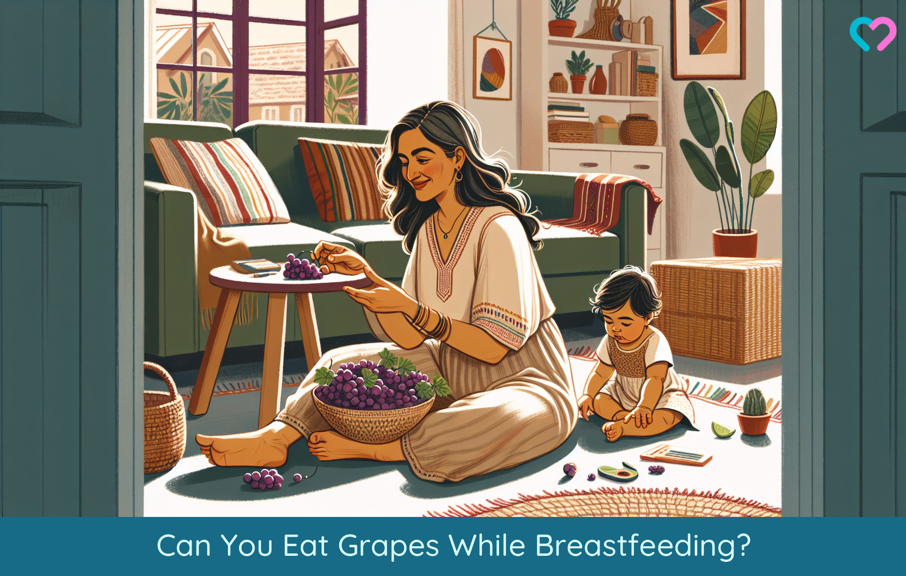 grapes during breastfeeding_illustration