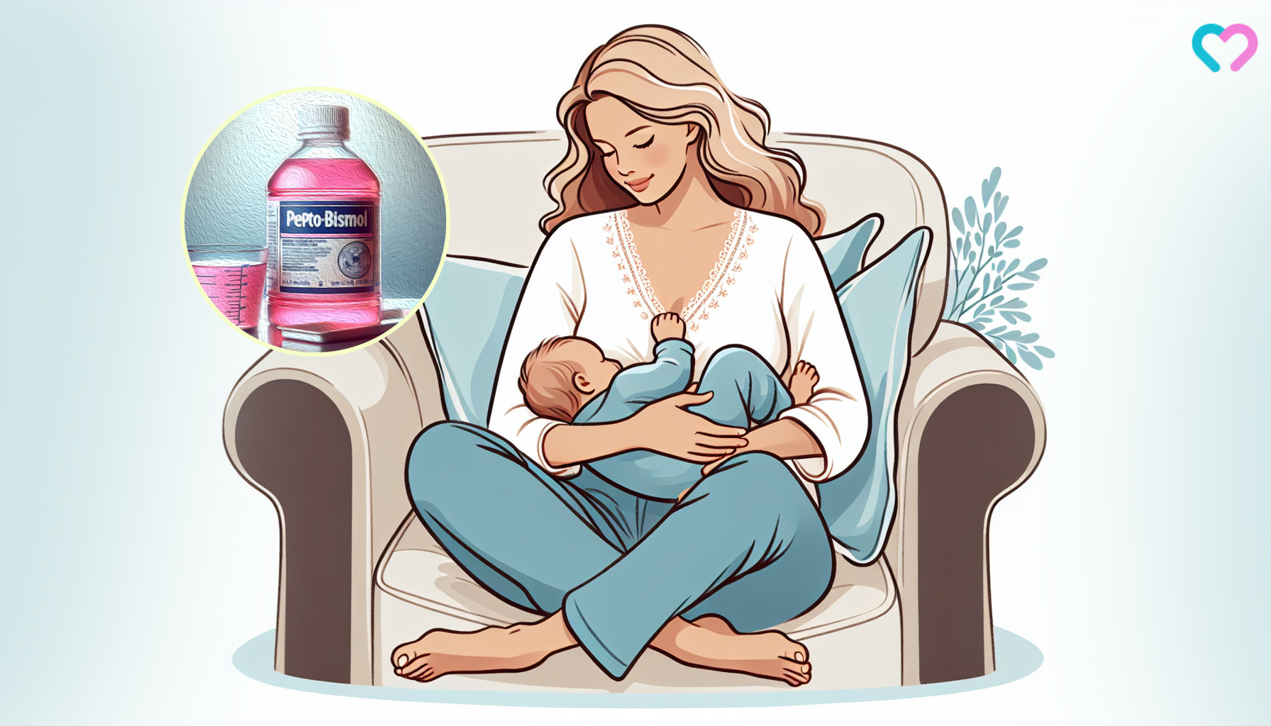 pepto bismol while breastfeeding_illustration
