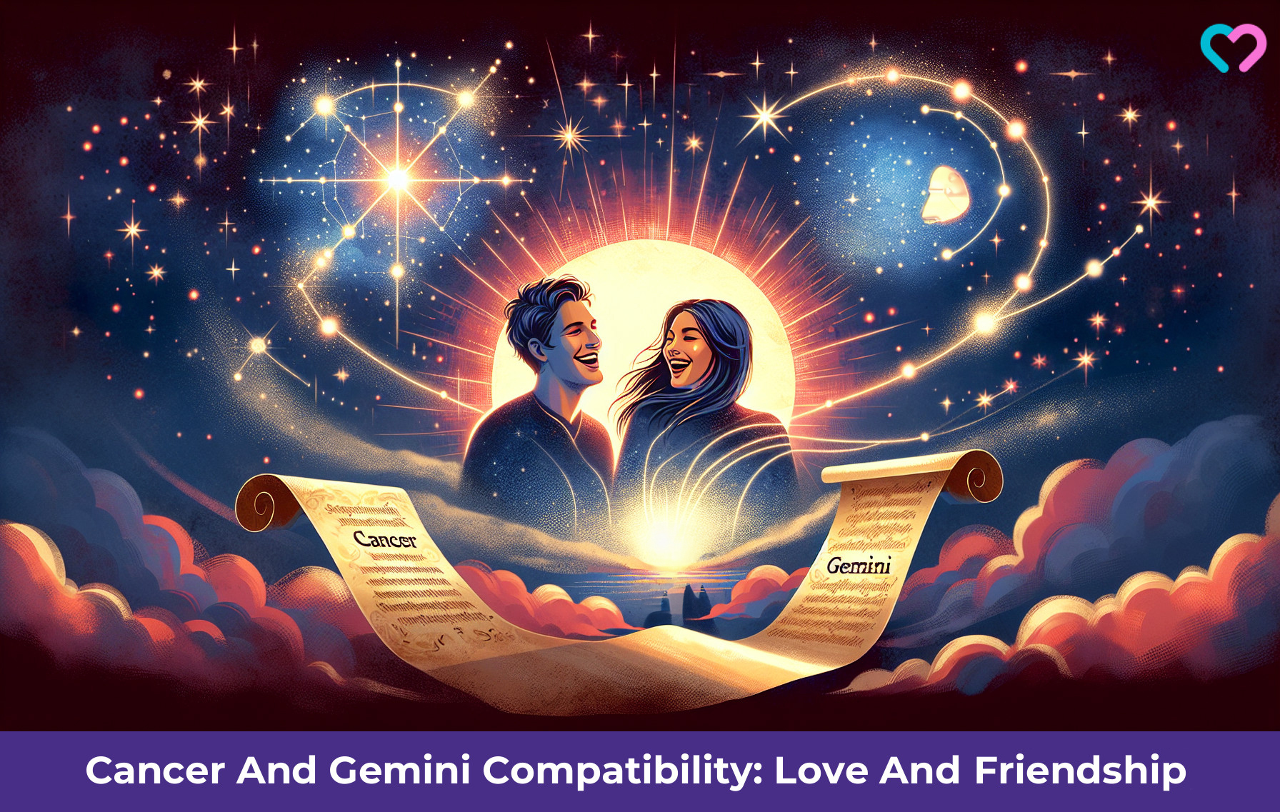 cancer and gemini compatible_illustration