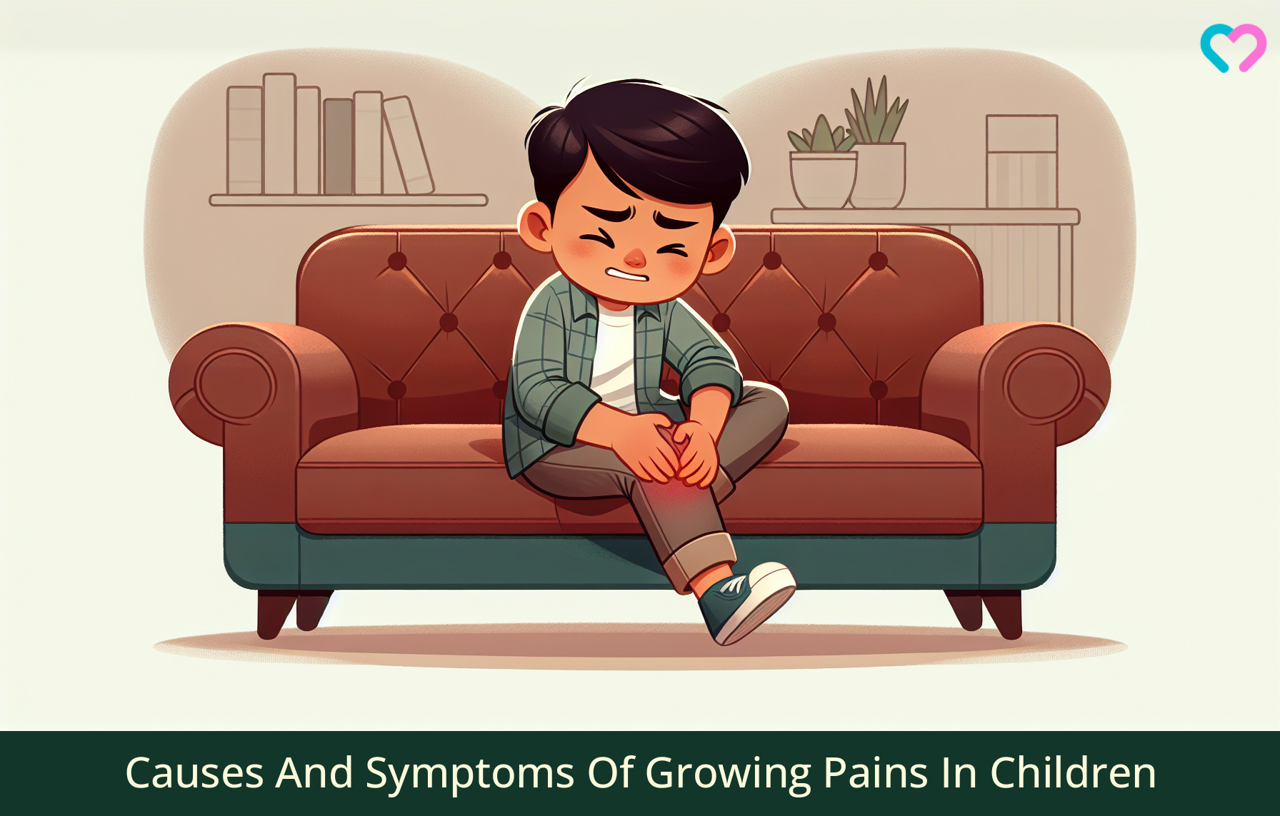Growing Pains In Kids_illustration
