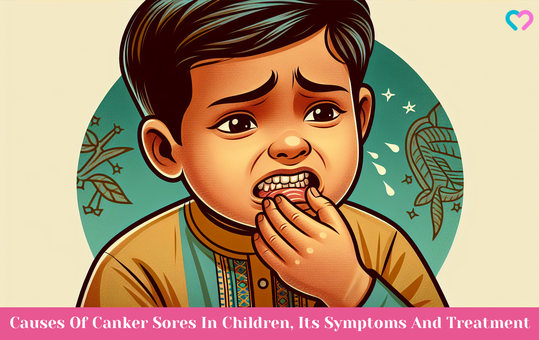 Canker Sores In Kids_illustration