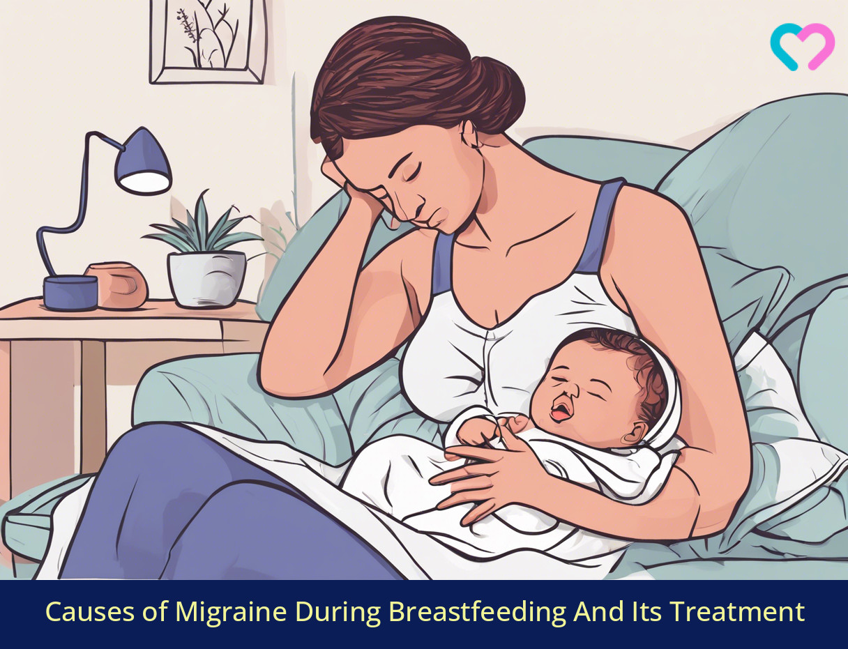 Migraine During Breastfeeding_illustration