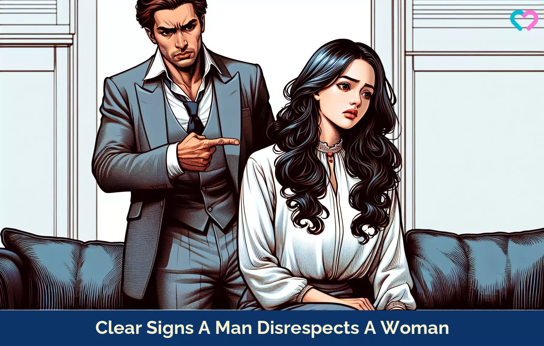 signs a man disrespects a woman`_illustration