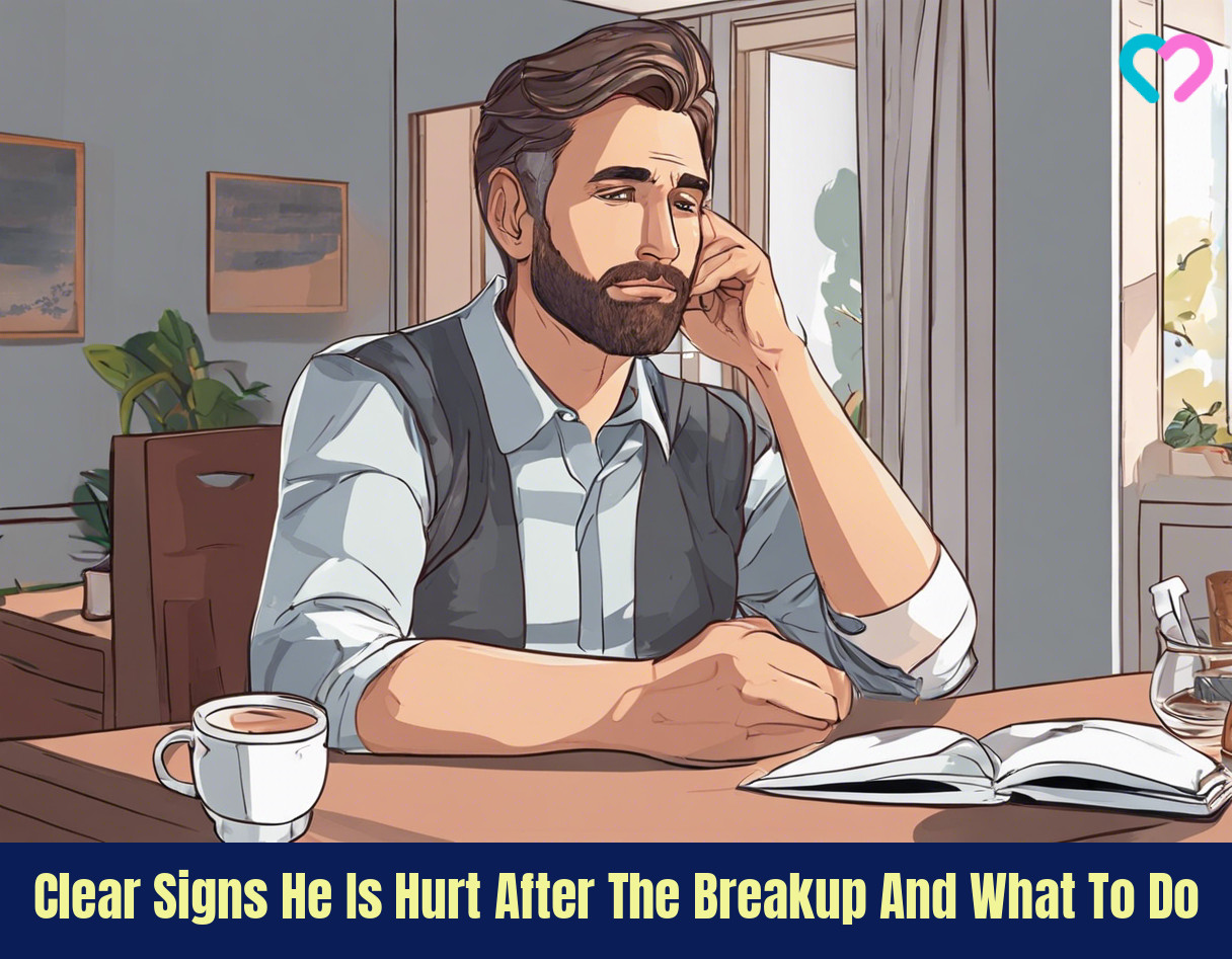 signs he is hurting after the break up_illustration