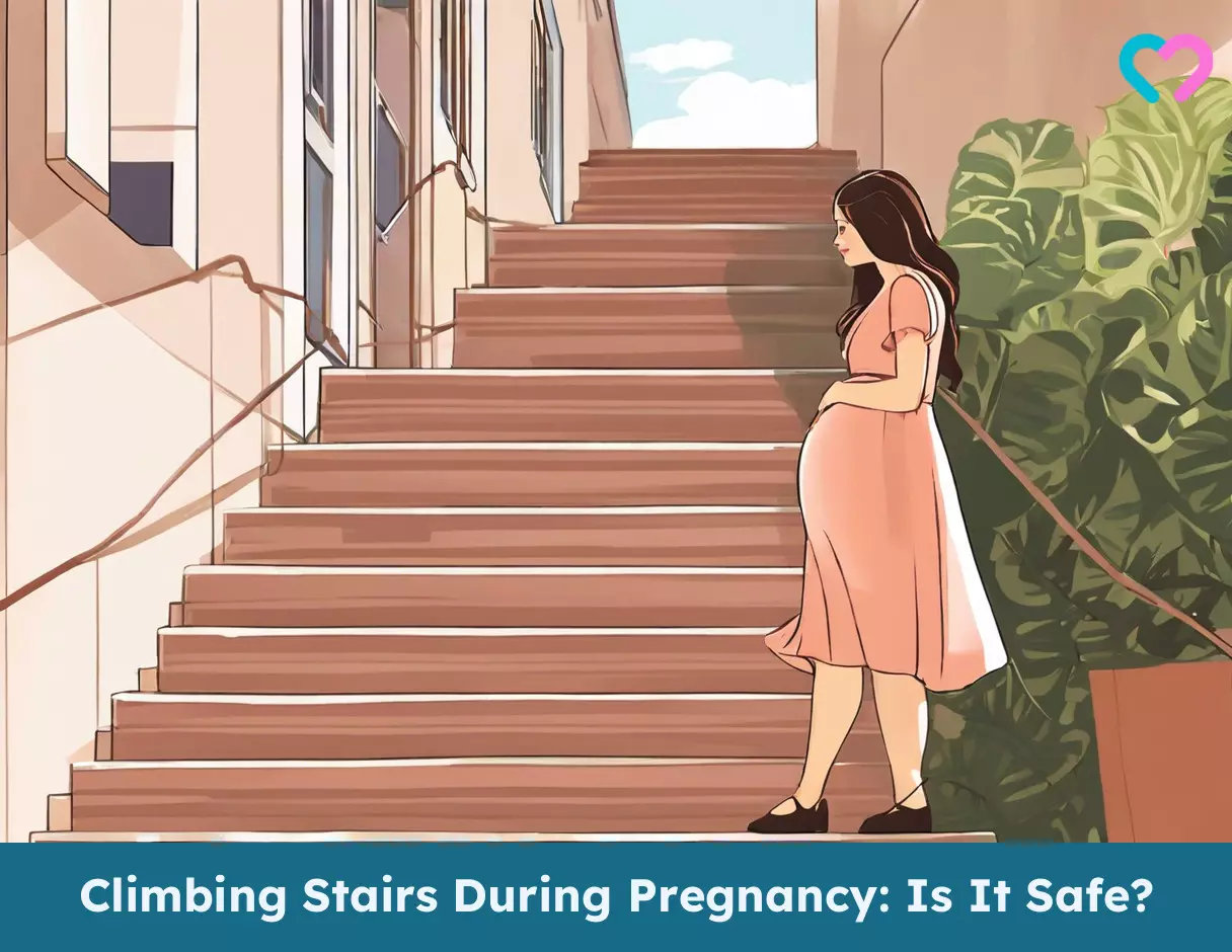 Climbing Stairs During Pregnancy_illustration
