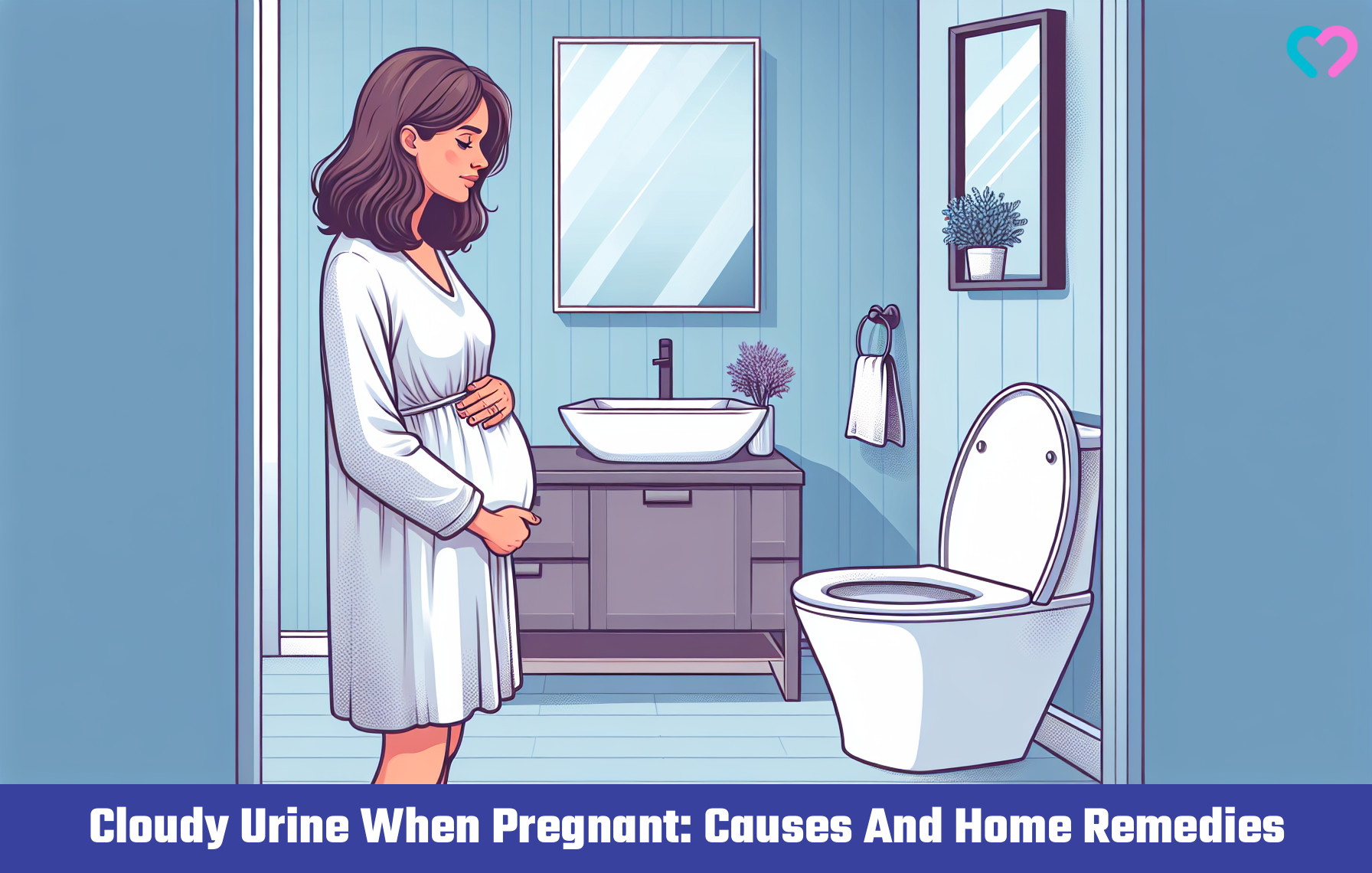 cloudy urine When Pregnant_illustration