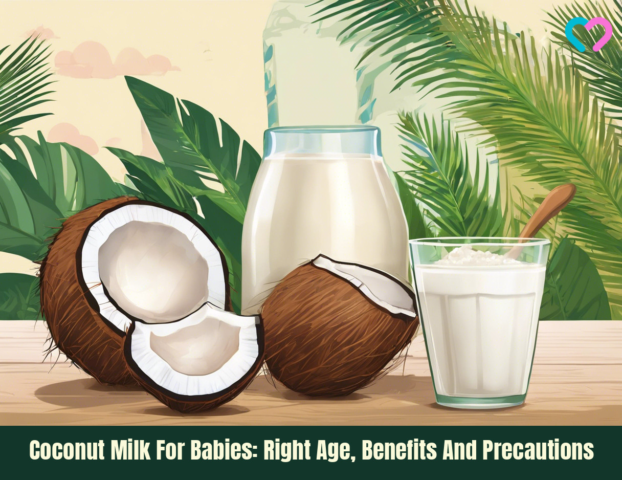 coconut milk for babies_illustration