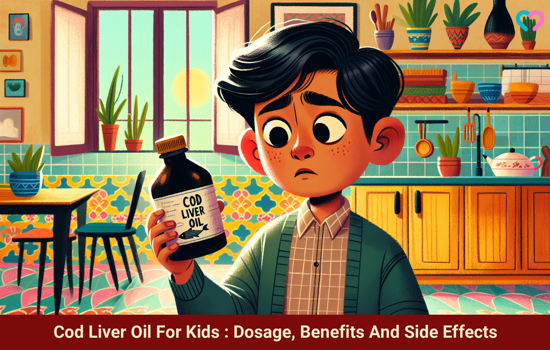 Cod Liver Oil For Kids_illustration