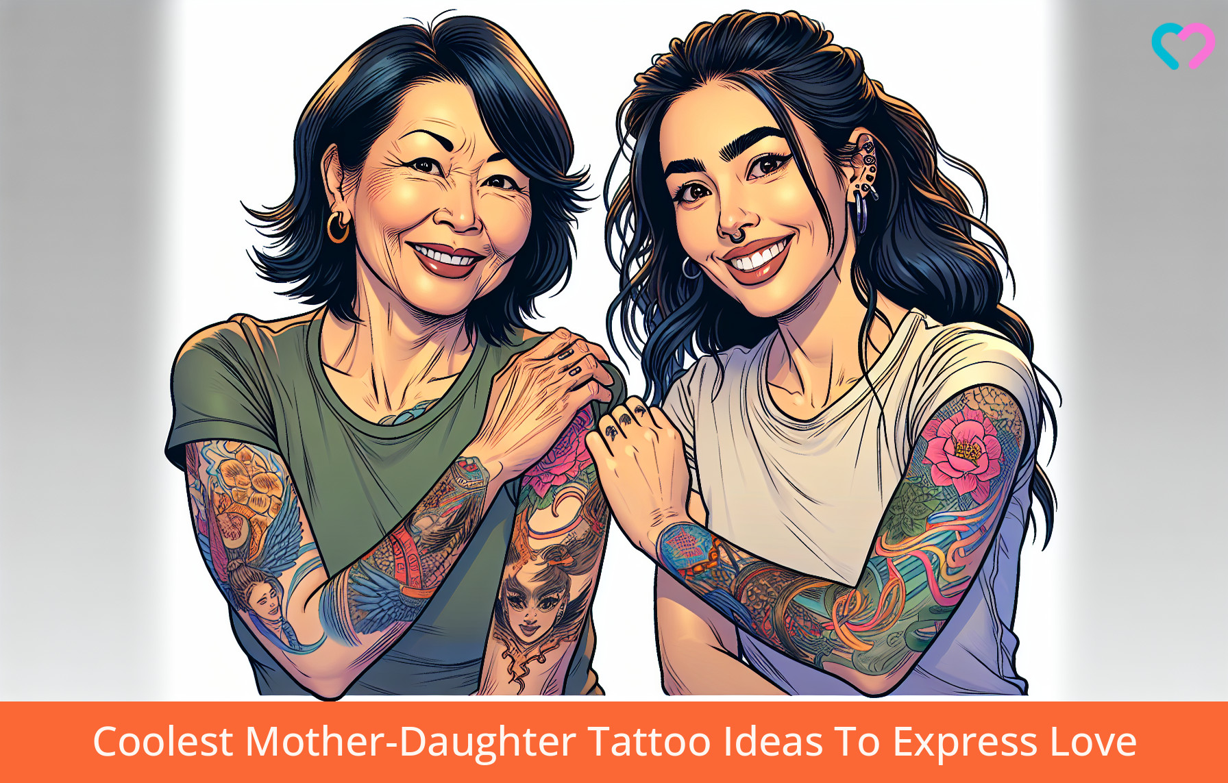 Mother Daughter Tattoo Ideas_illustration