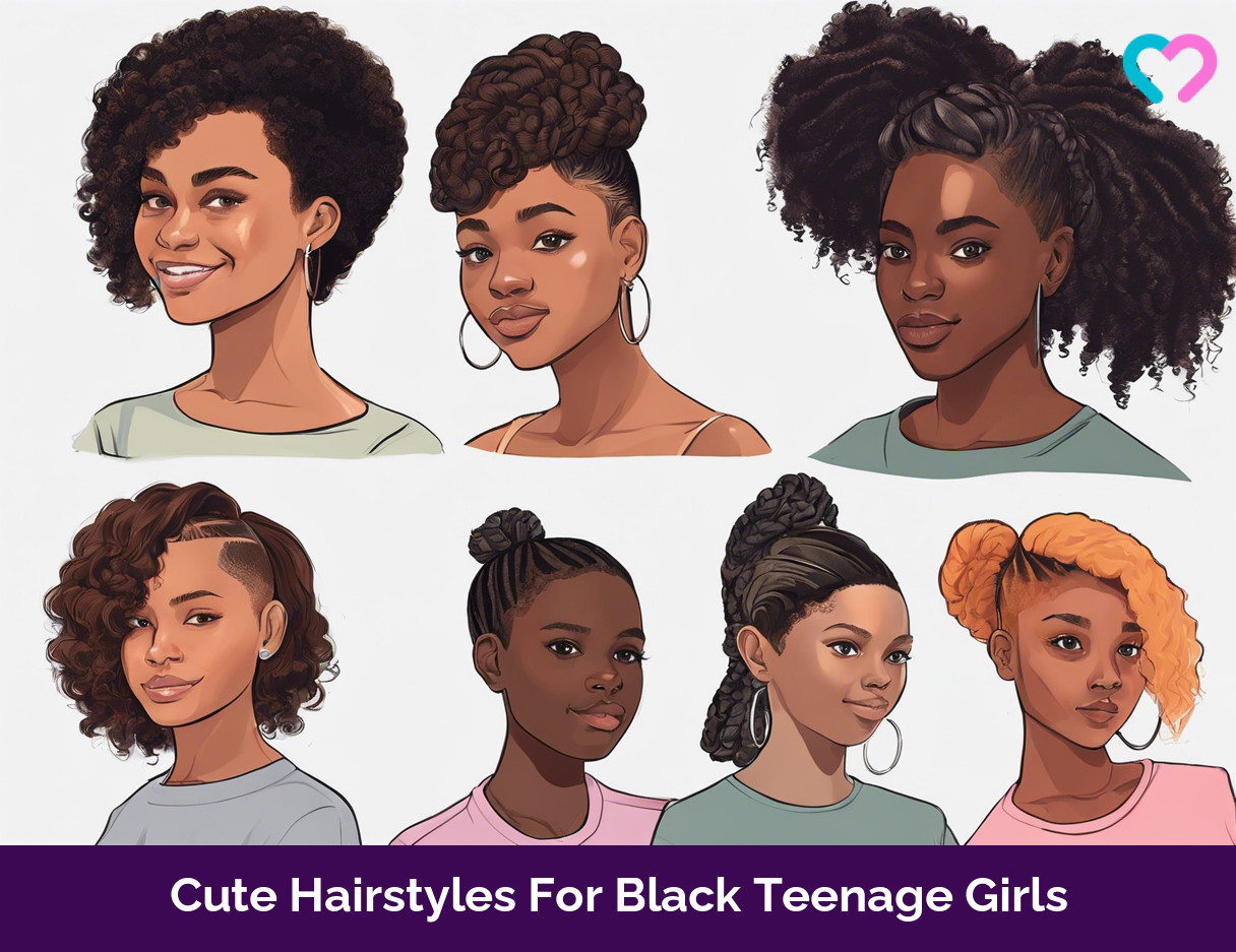 hairstyles for black teenager_illustration