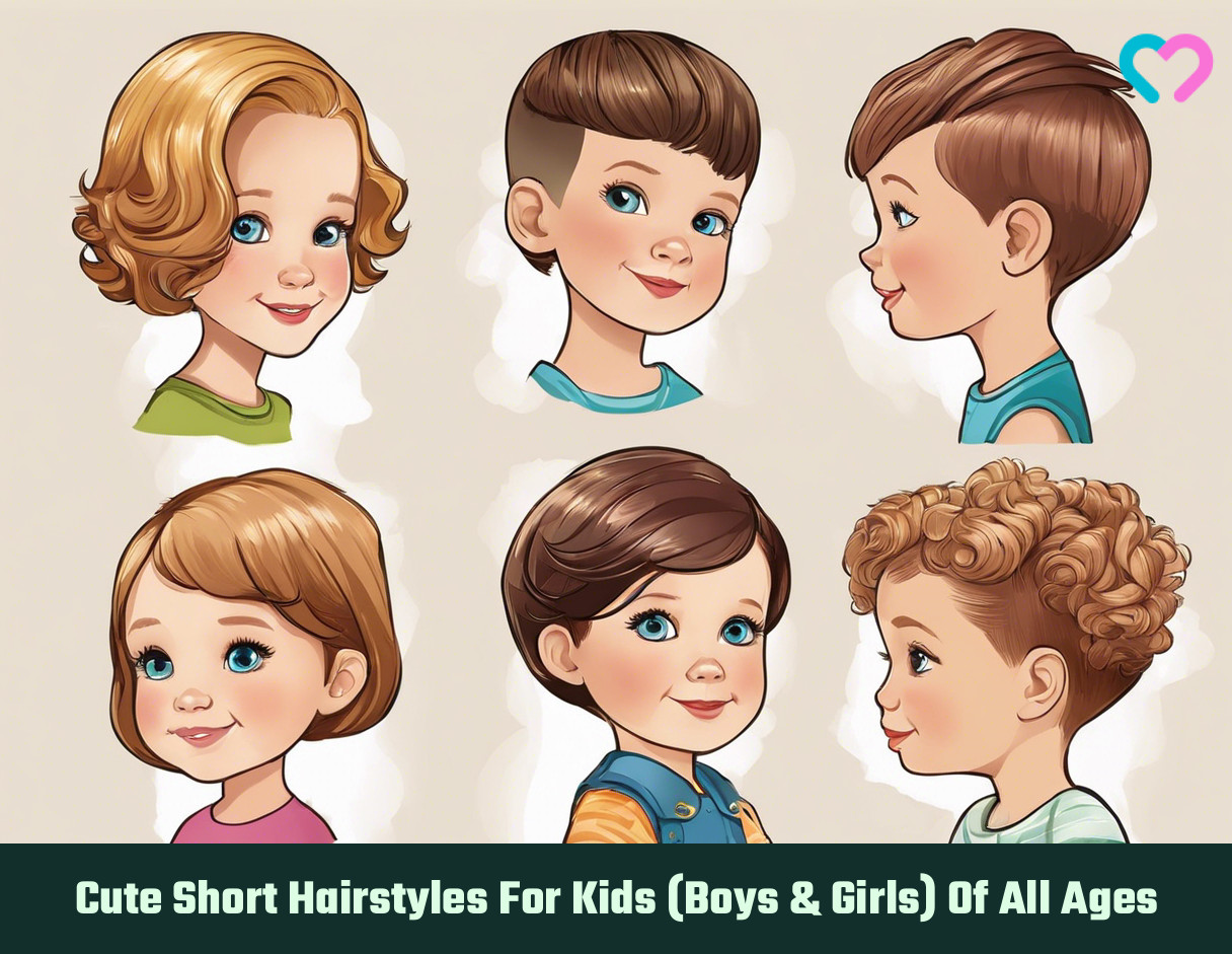 Short Hairstyles For Kids_illustration