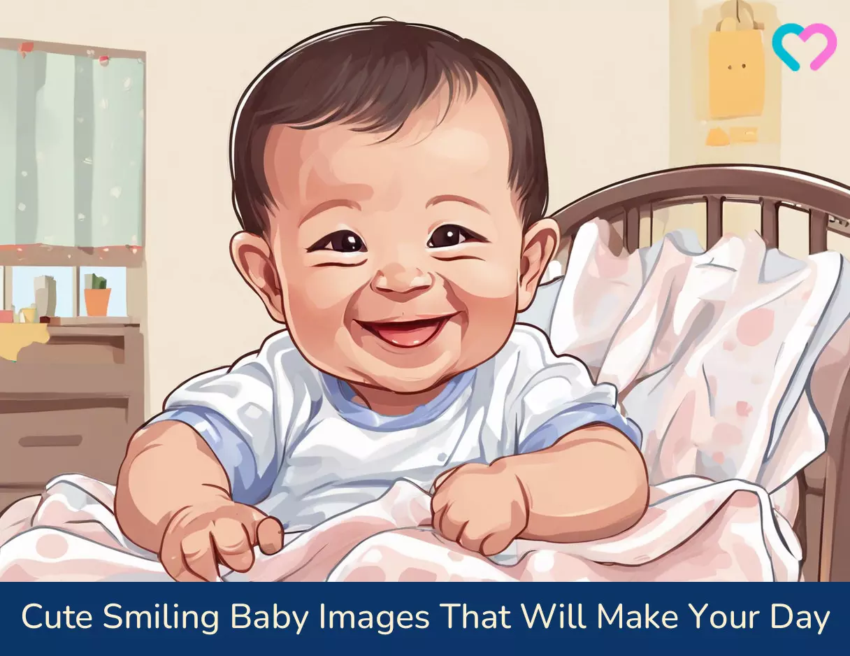 smiling baby picture_illustration