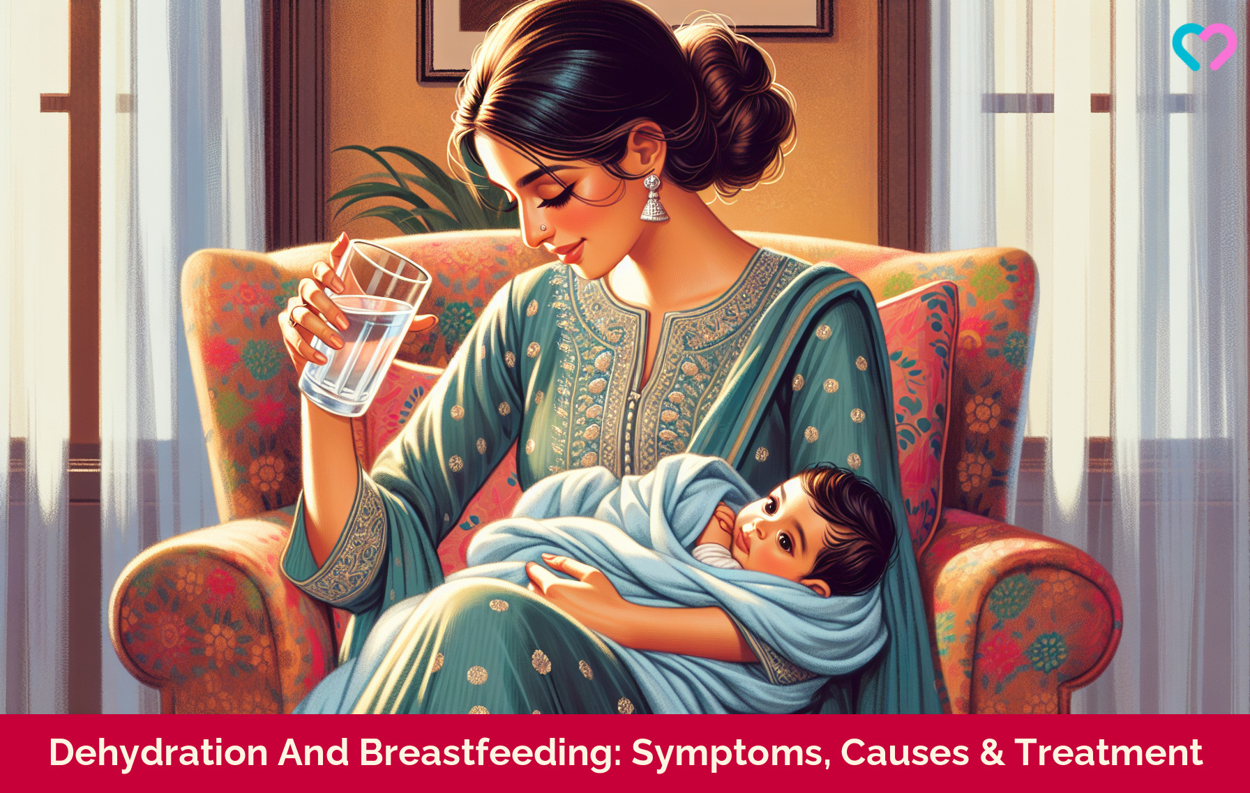 Dehydration When Breastfeeding_illustration