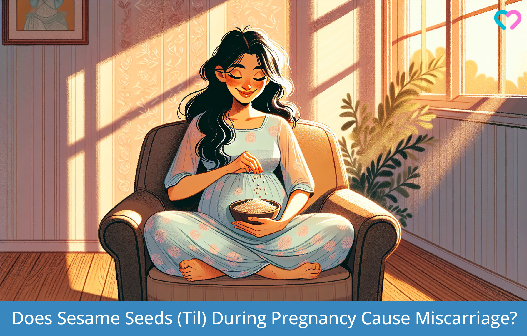 sesame seeds during pregnancy_illustration