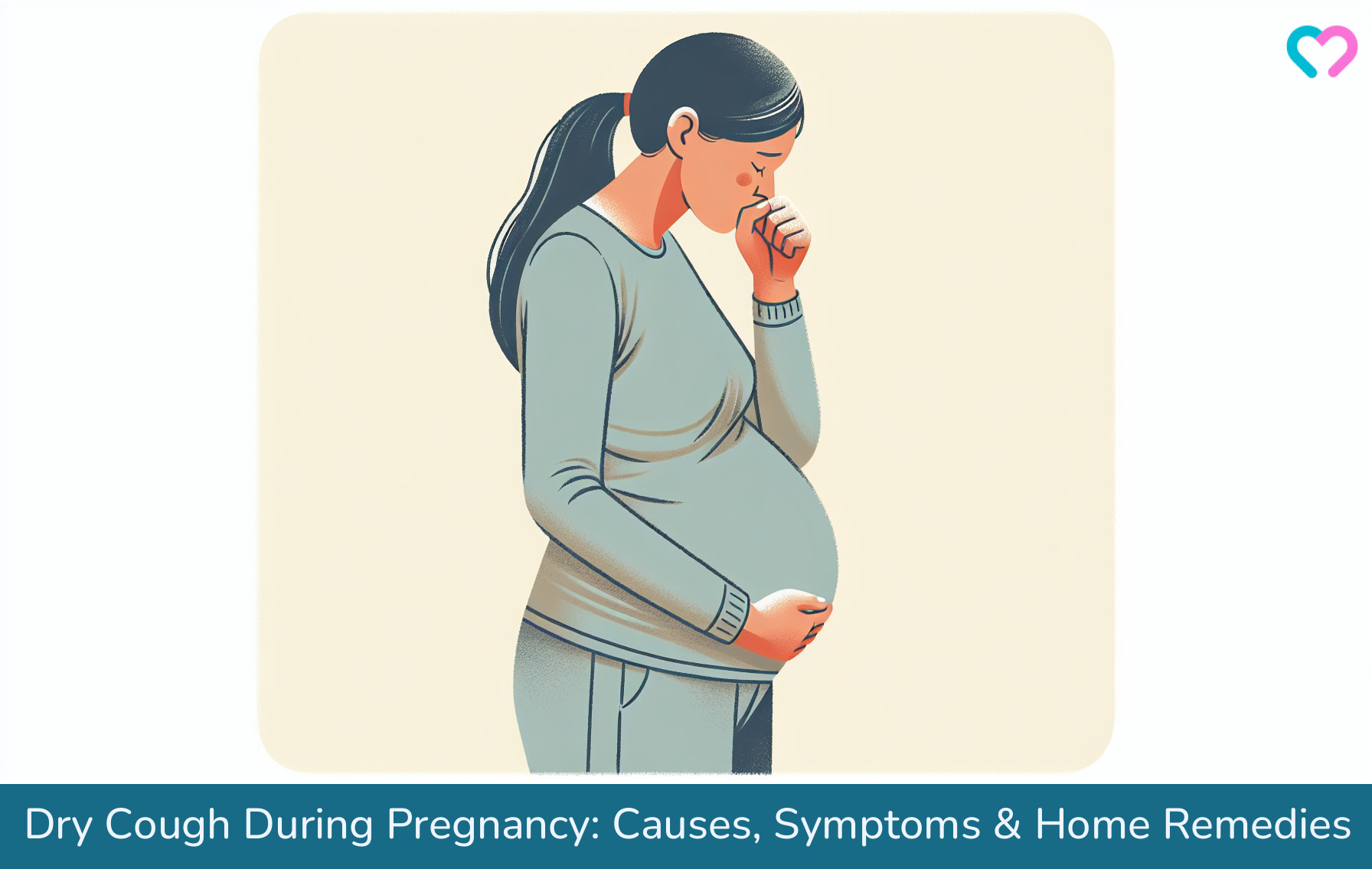 dry cough during pregnancy_illustration