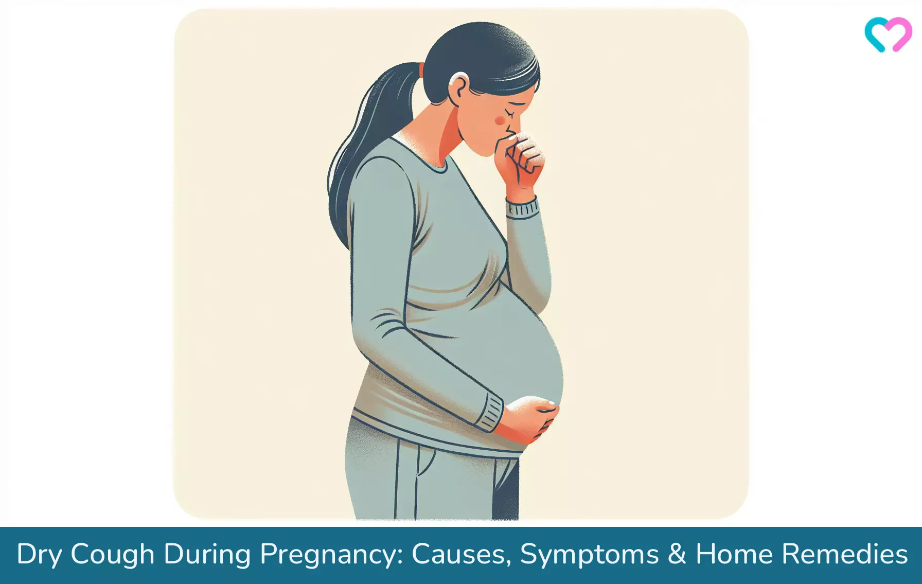 dry cough during pregnancy_illustration