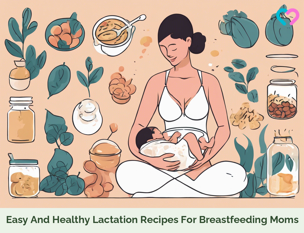 Lactation Boosting Recipes For Breastfeeding_illustration