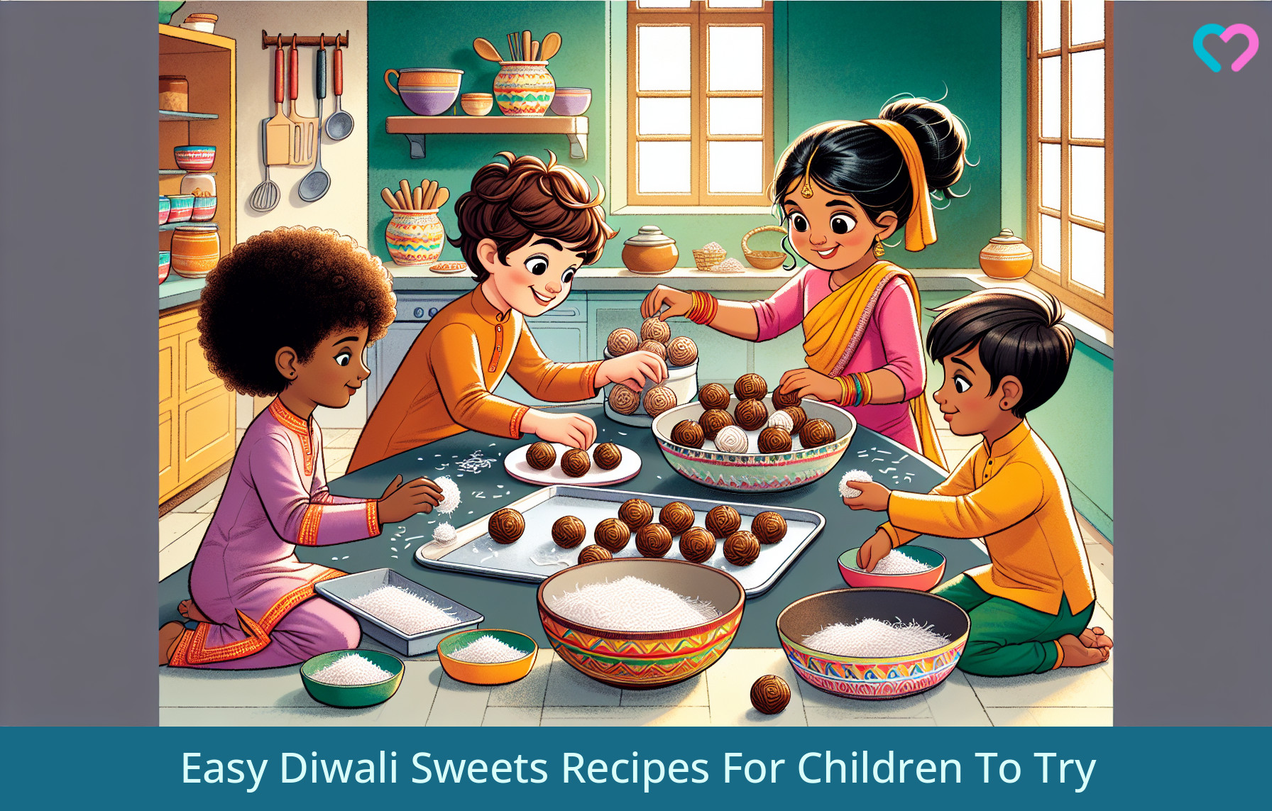 Diwali Sweet Recipes For Children_illustration