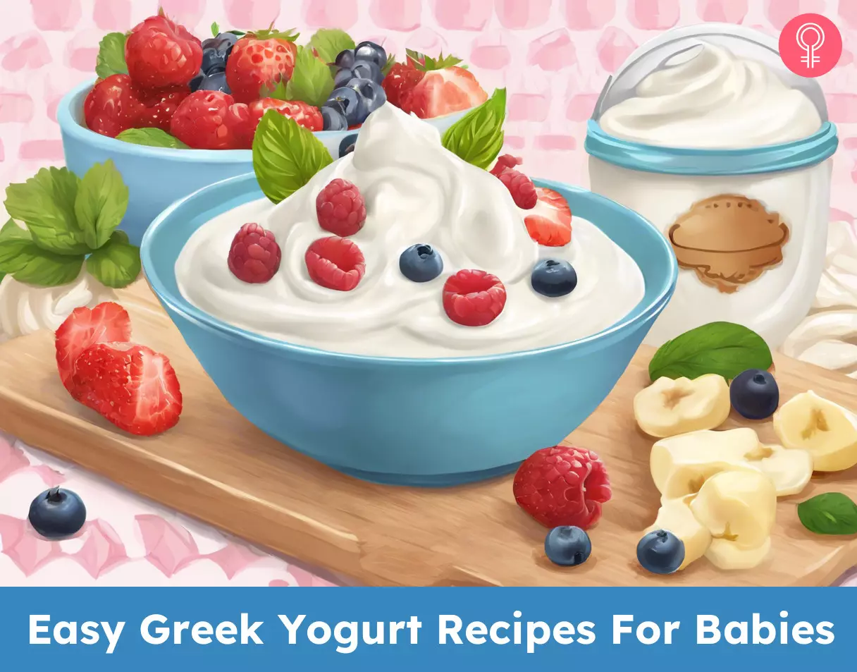 greek yogurt for babies_illustration