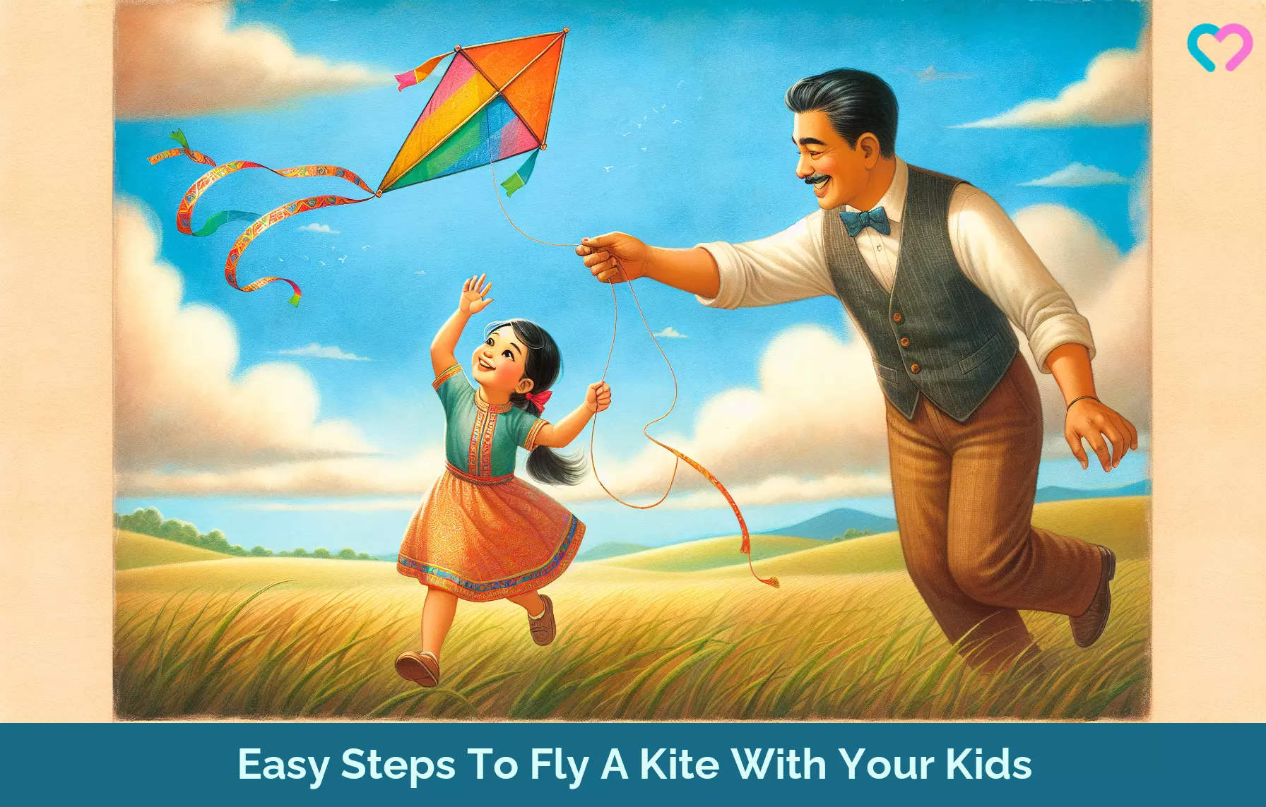 Fly A Kite With Kids_illustration