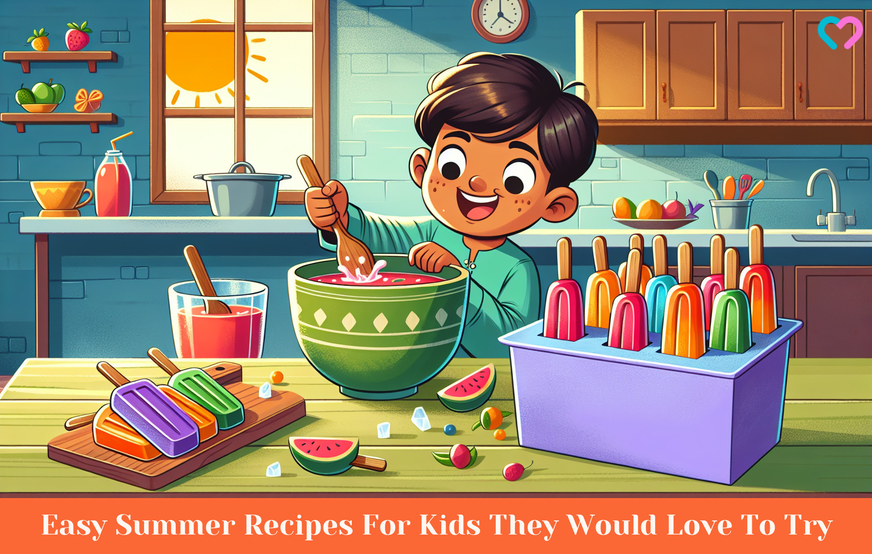 summer recipes for kids_illustration