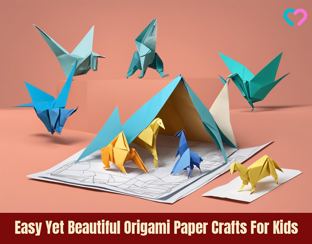 origami craft for kids_illustration
