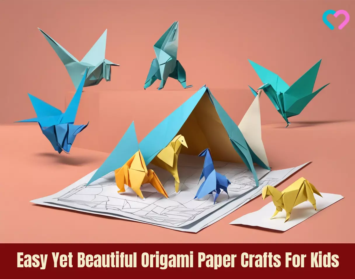 origami craft for kids_illustration