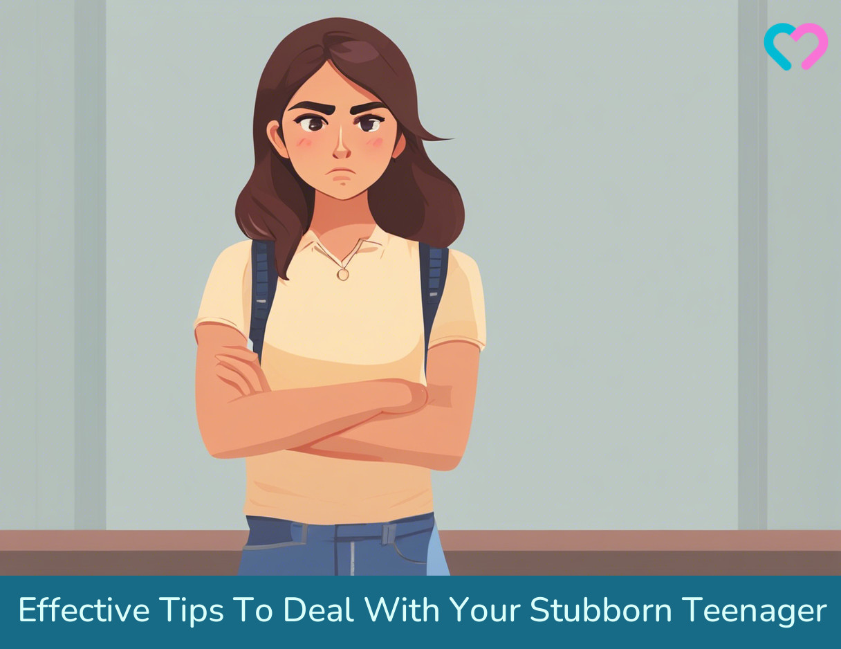 how to Deal With Stubborn Teenager_illustration