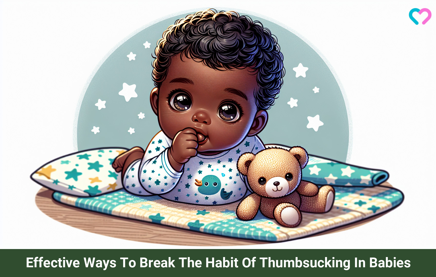baby sucking thumb_illustration