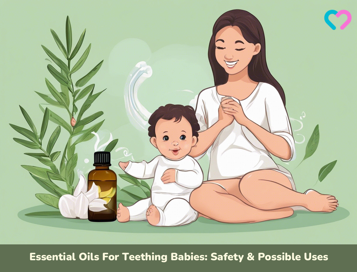 essential oil for teething_illustration