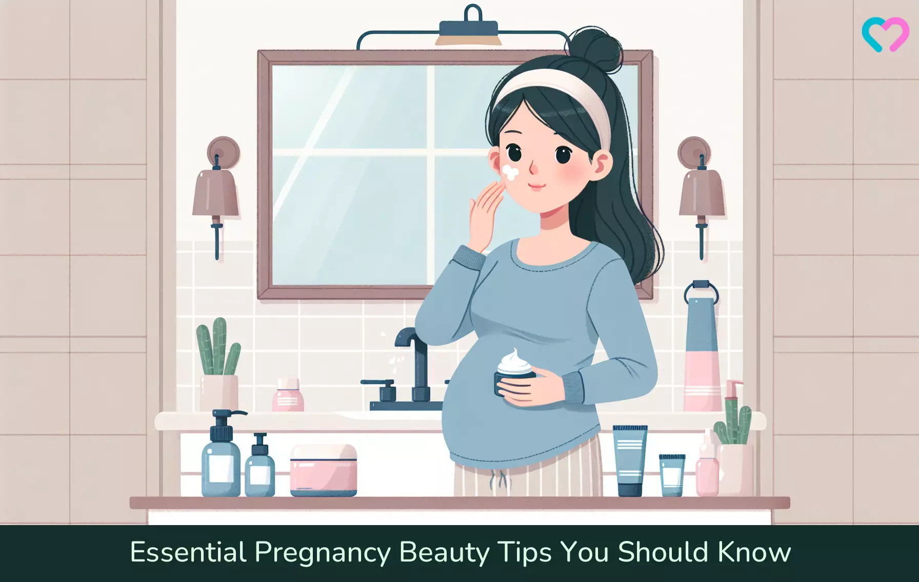 pregnancy beauty tips_illustration
