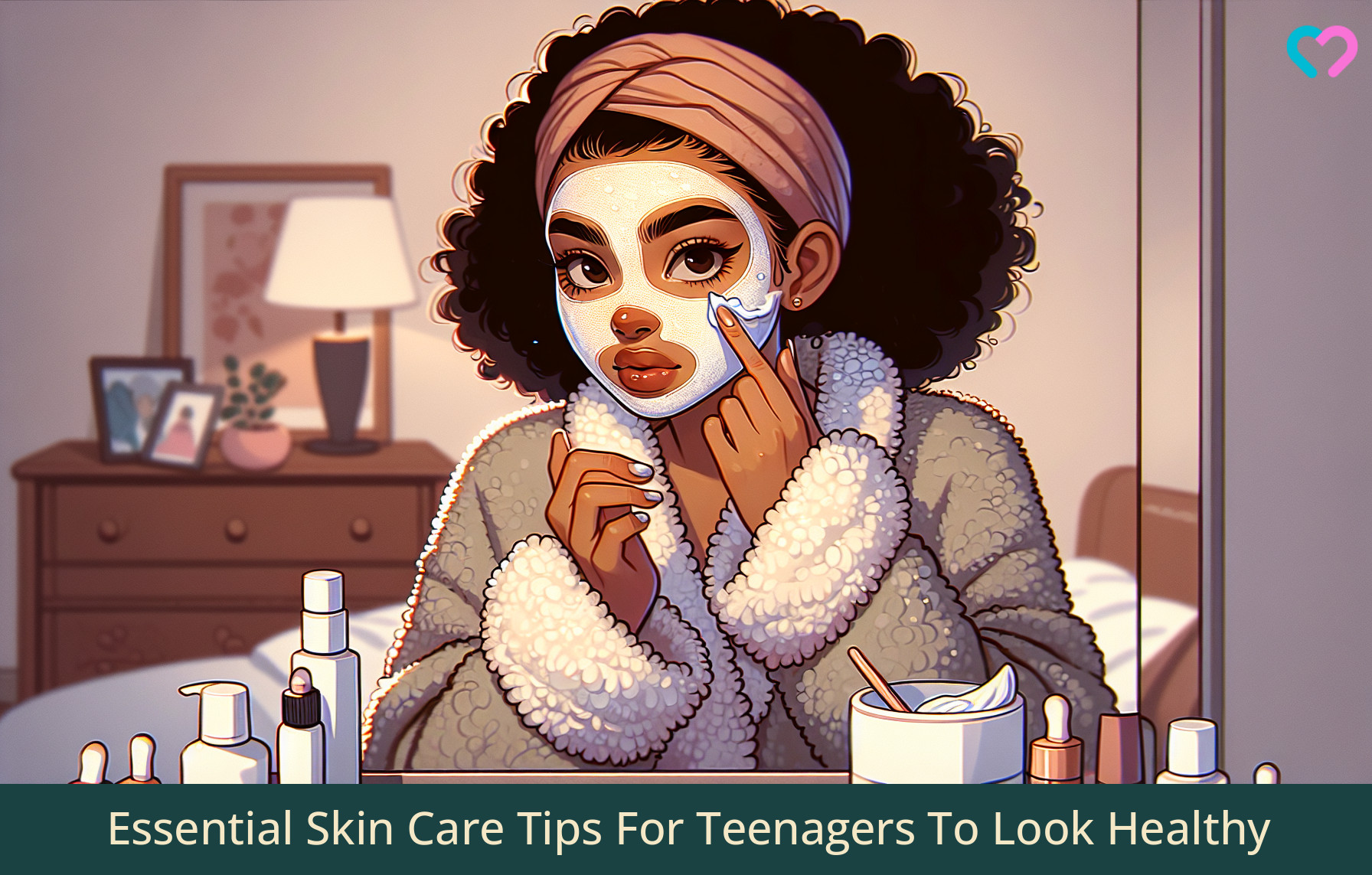 Skin Care Tips For Teens_illustration