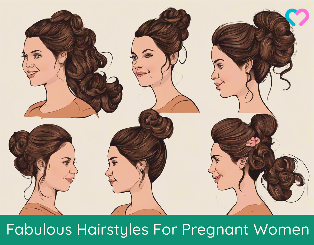 Hairstyles For Pregnant Women_illustration