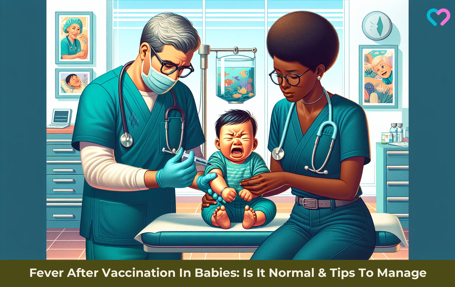 Fever After Vaccination In Babies_illustration