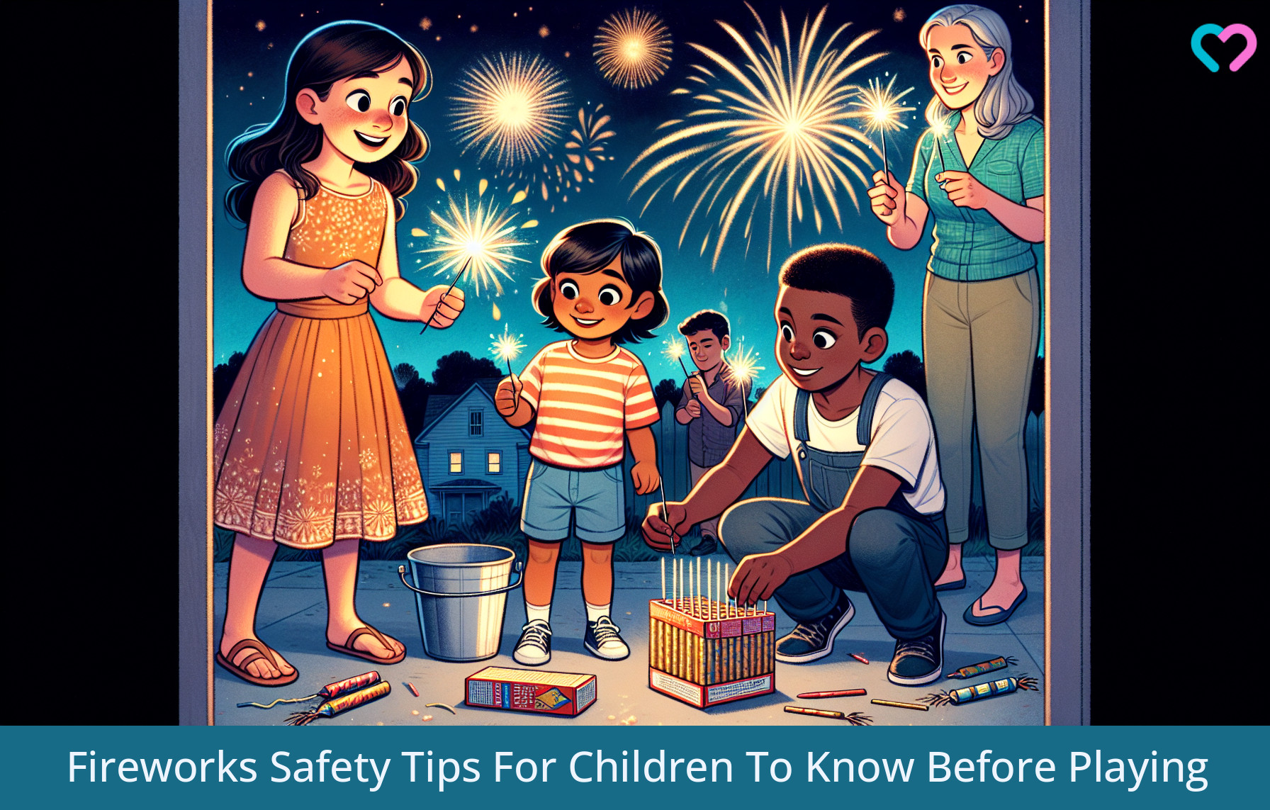 Fireworks Safety For Kids_illustration