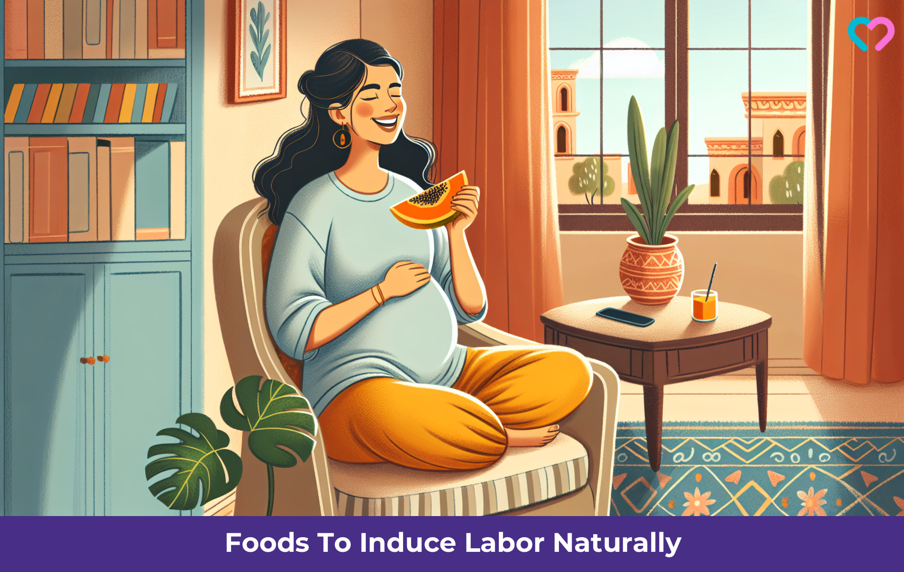 foods to induce labor_illustration