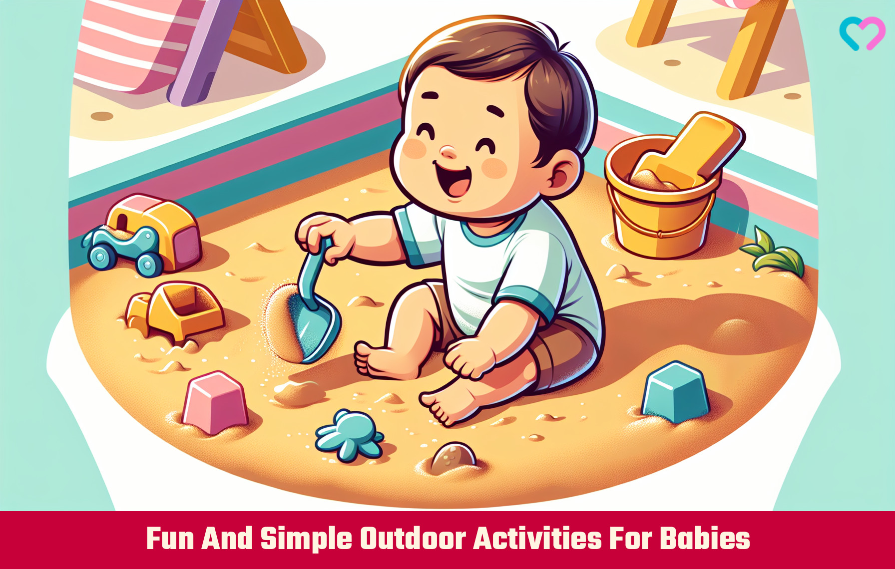 Outdoor activities for babies_illustration