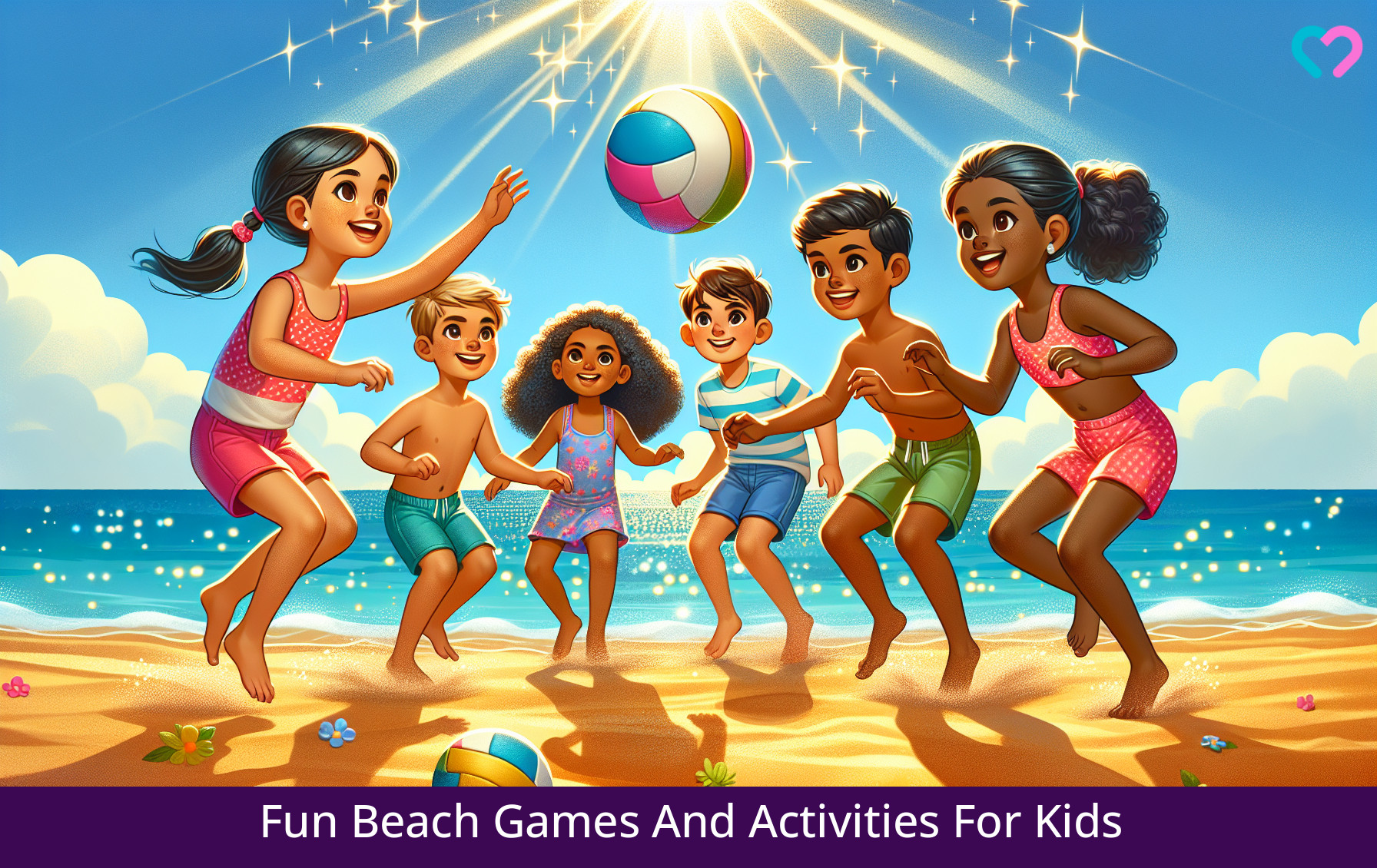 Beach Games And Activities For Kids_illustration