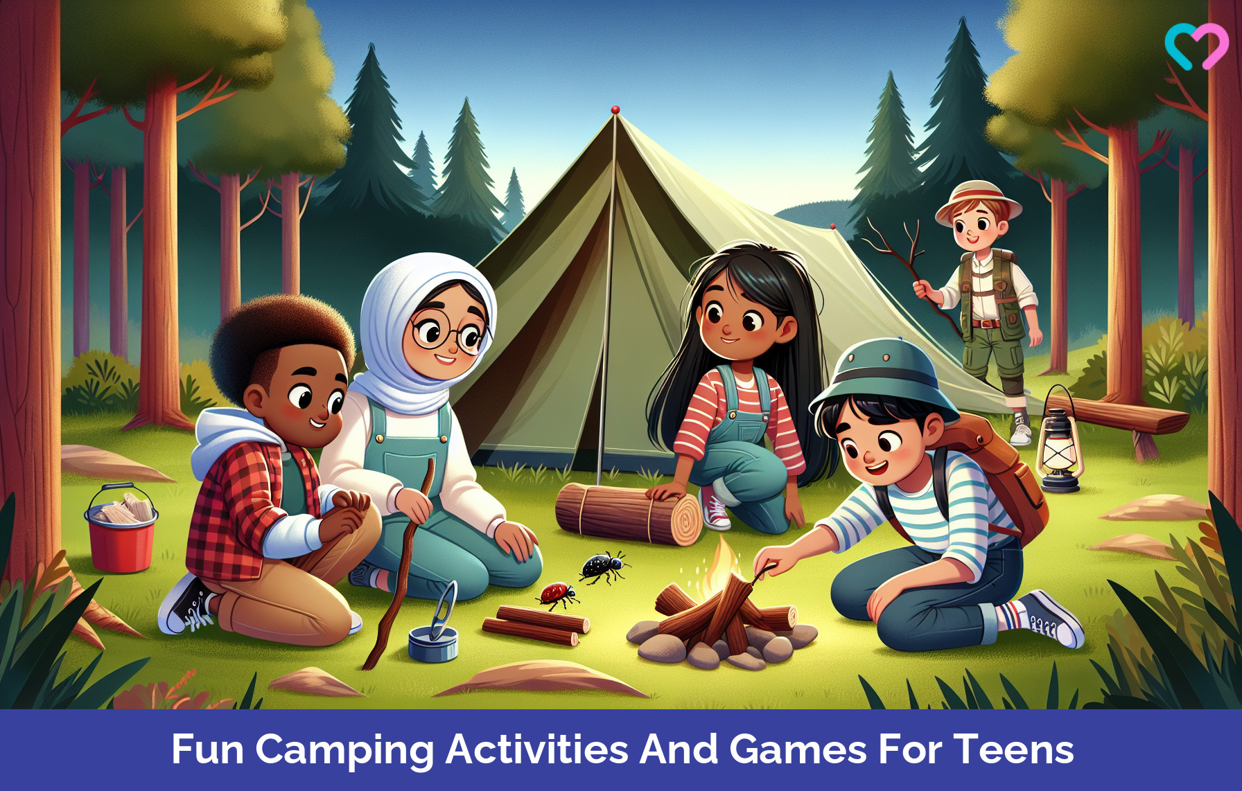 Camping Activities For Teens_illustration