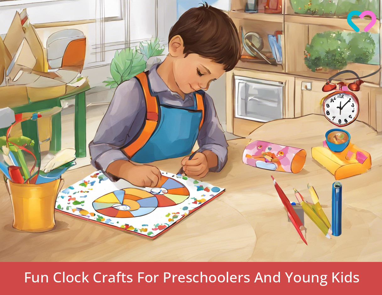 Clock Crafts For kids_illustration