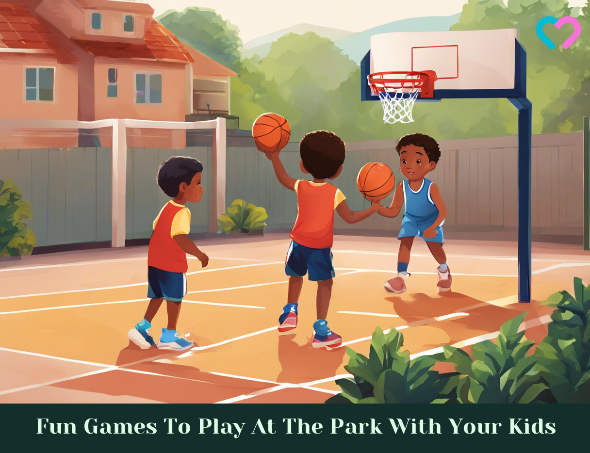 kids games to play at the park_illustration