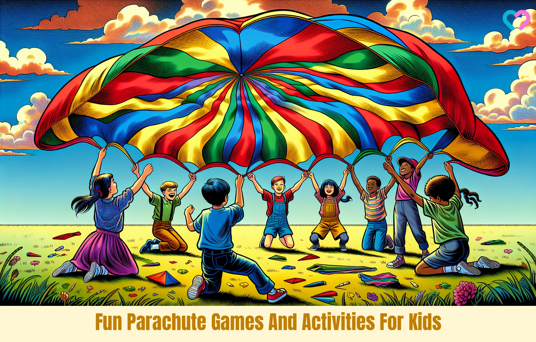 Parachute Games For Kids_illustration