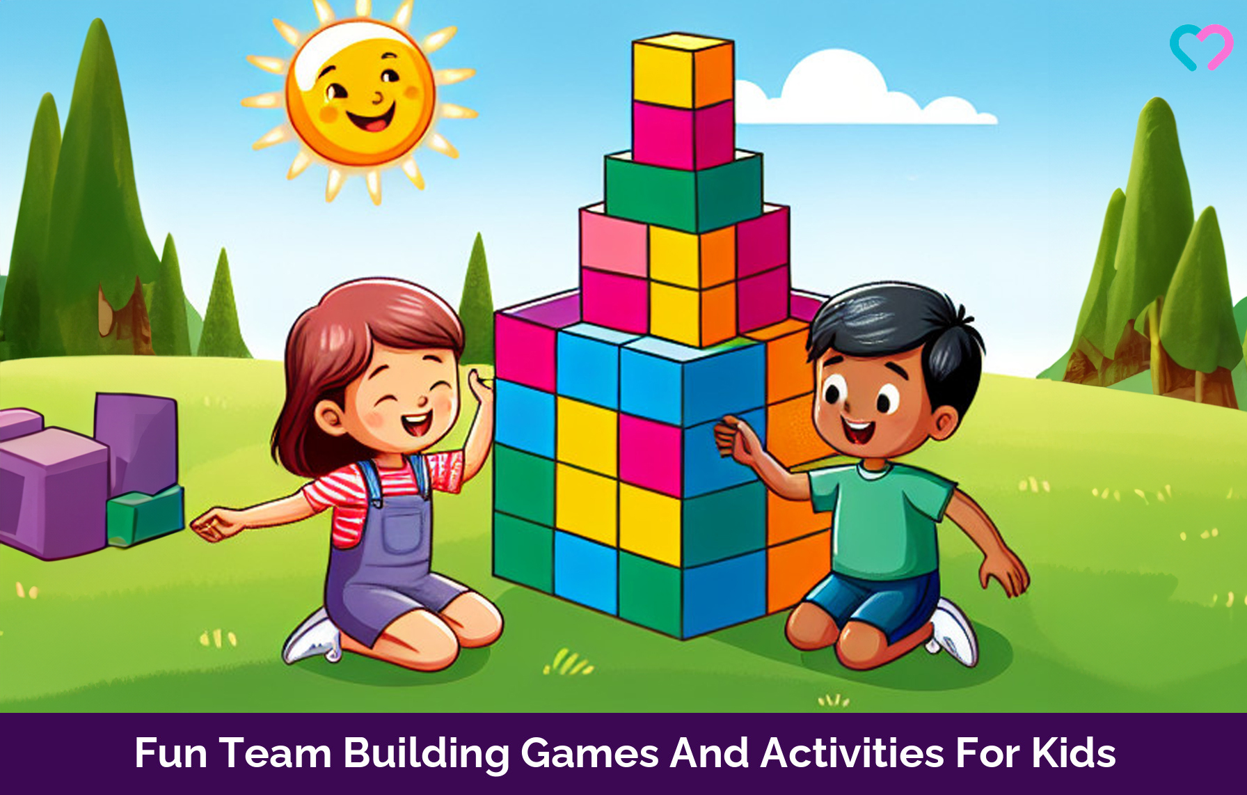team building activities for kids_illustration