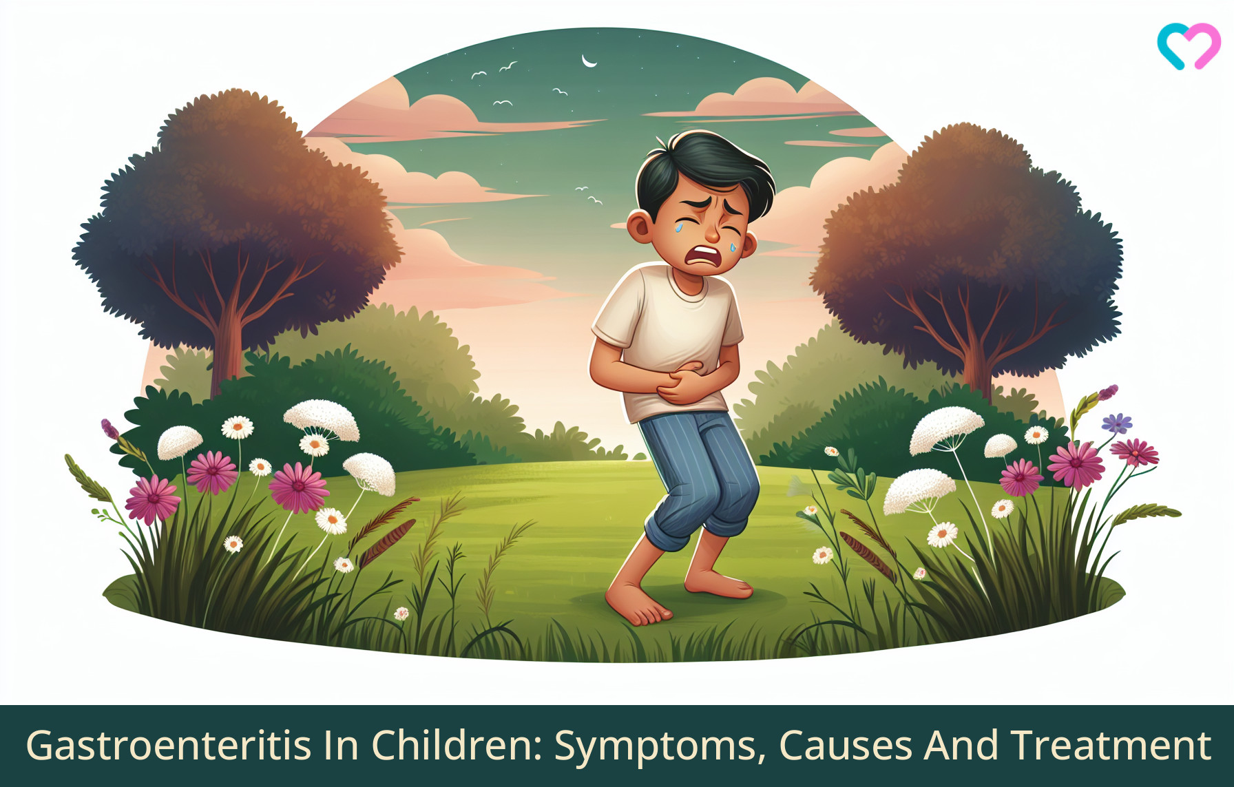 Gastroenteritis (Stomach Flu) In Children_illustration